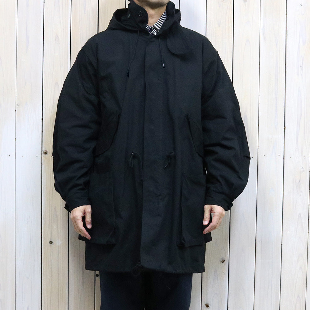 SASSAFRAS『DIGS CREW COAT(C/CORDURA NYLON OXFORD)』(BLACK)