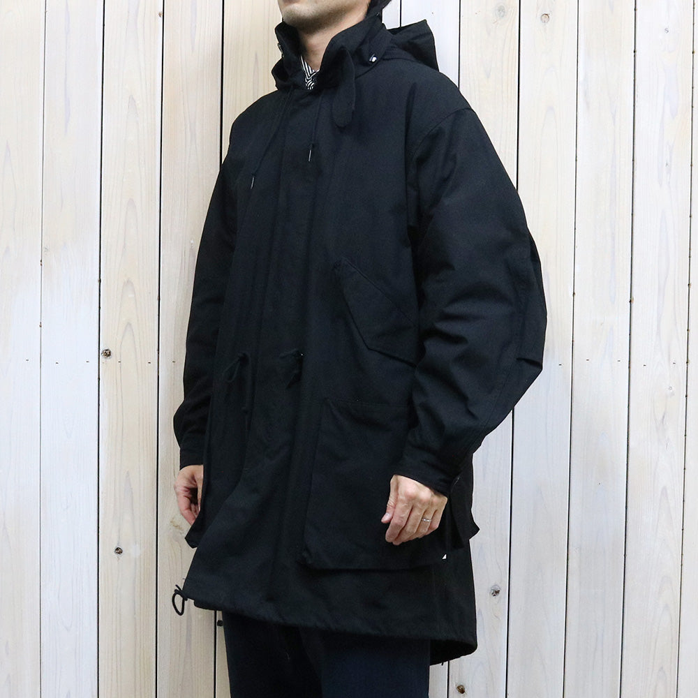 SASSAFRAS『DIGS CREW COAT(C/CORDURA NYLON OXFORD)』(BLACK)