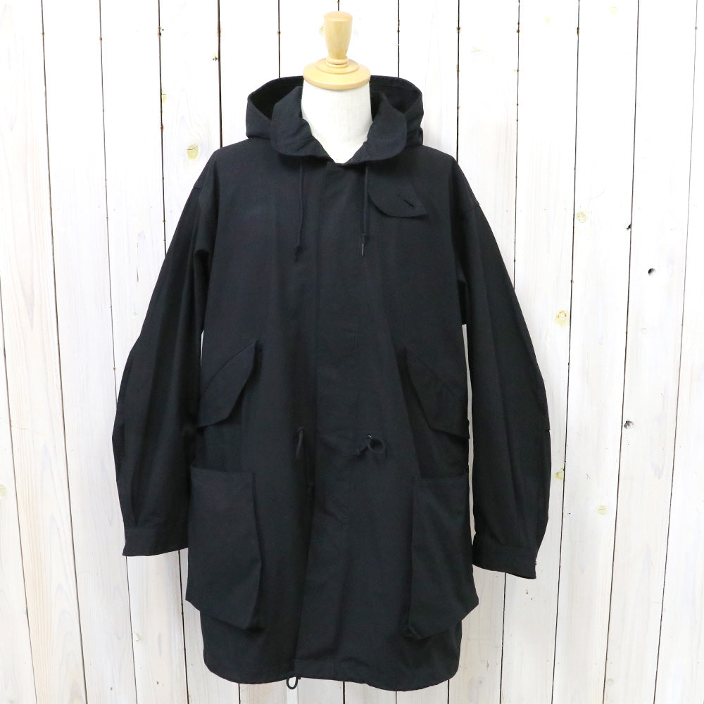 SASSAFRAS『DIGS CREW COAT(C/CORDURA NYLON OXFORD)』(BLACK)