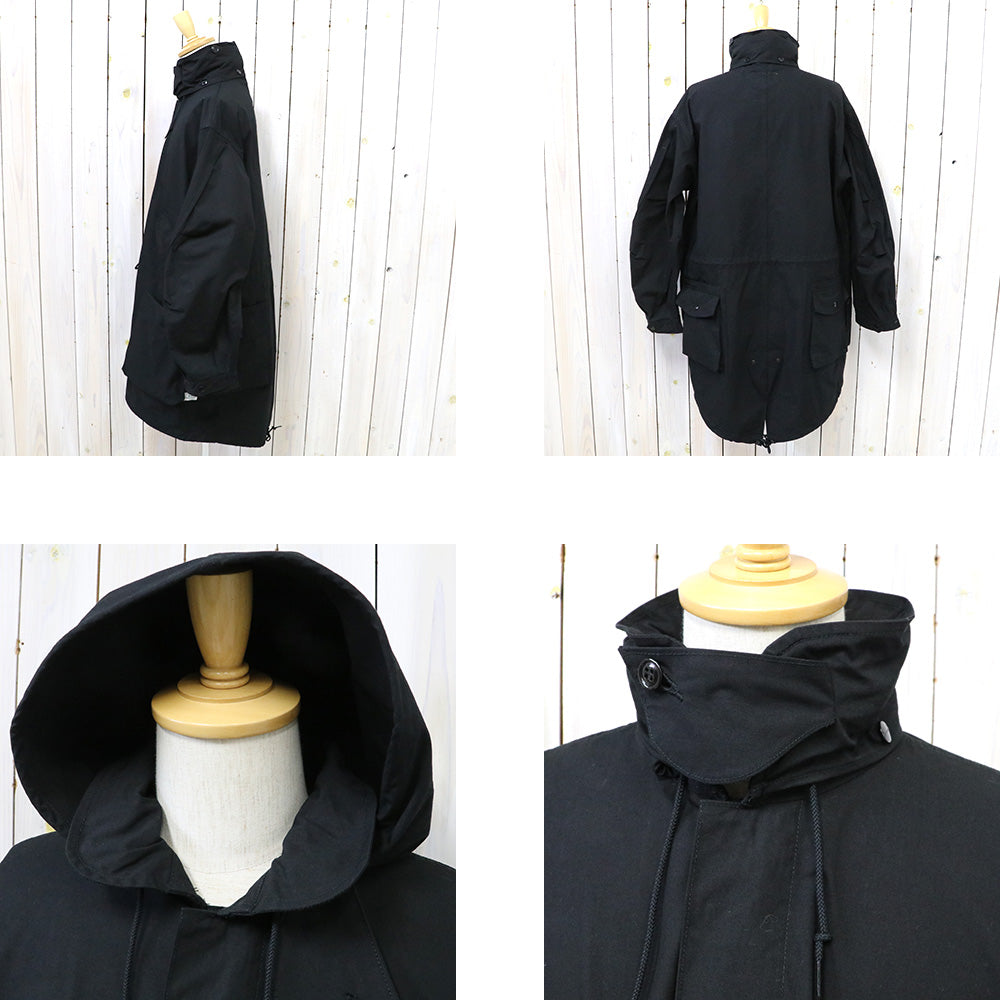 SASSAFRAS『DIGS CREW COAT(C/CORDURA NYLON OXFORD)』(BLACK)