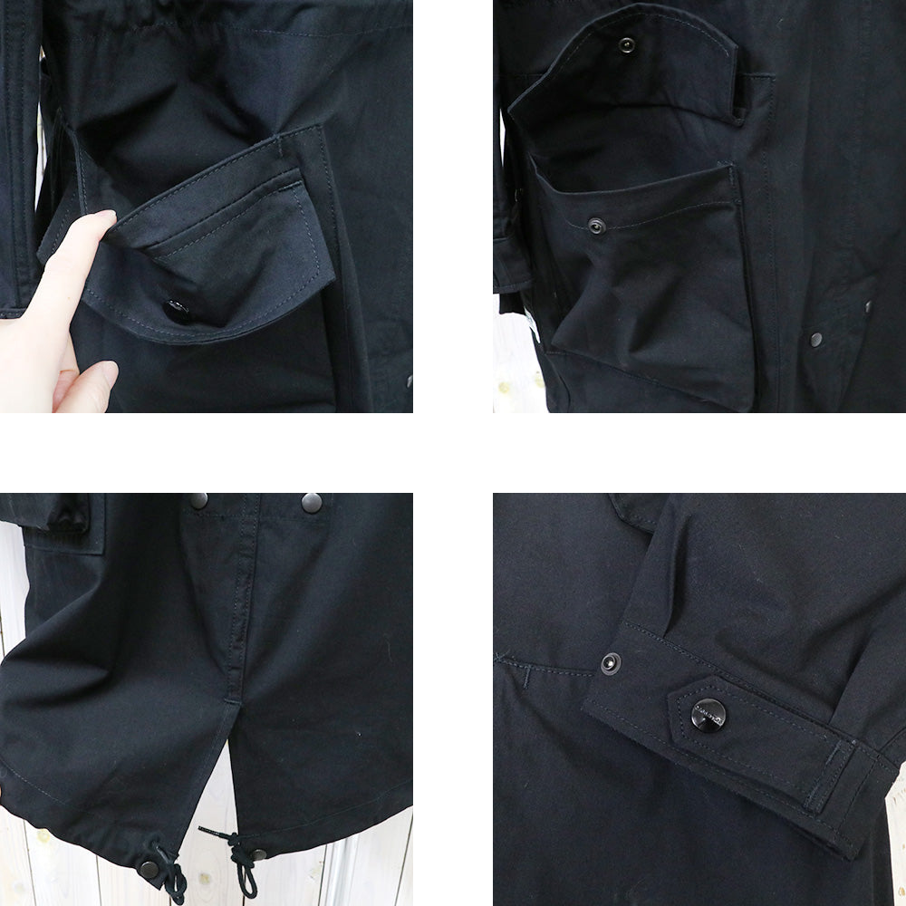 SASSAFRAS『DIGS CREW COAT(C/CORDURA NYLON OXFORD)』(BLACK)