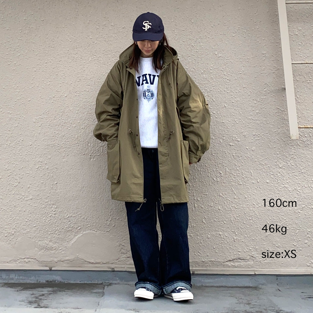 SASSAFRAS『DIGS CREW COAT(C/CORDURA NYLON OXFORD)』(OLIVE)