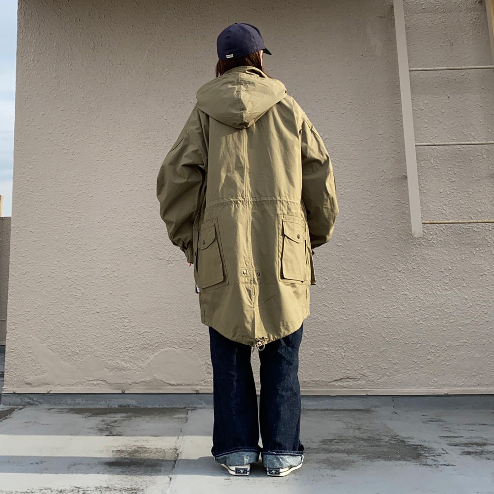 SASSAFRAS『DIGS CREW COAT(C/CORDURA NYLON OXFORD)』(OLIVE)