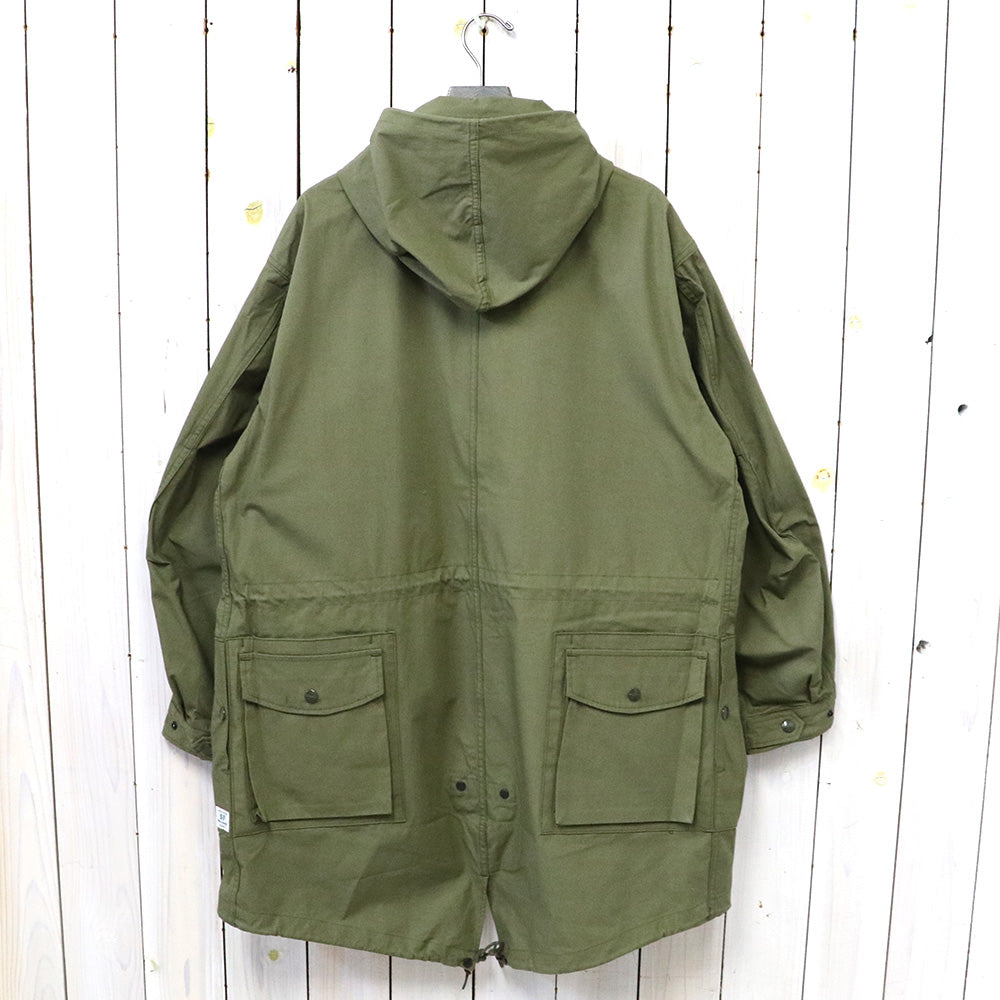 SASSAFRAS『DIGS CREW COAT(C/CORDURA NYLON OXFORD)』(OLIVE)