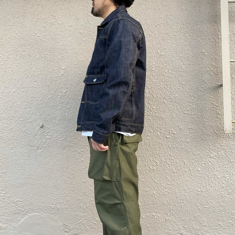 SASSAFRAS『GARDENER JACKET(14oz DENIM)』(INDIGO)