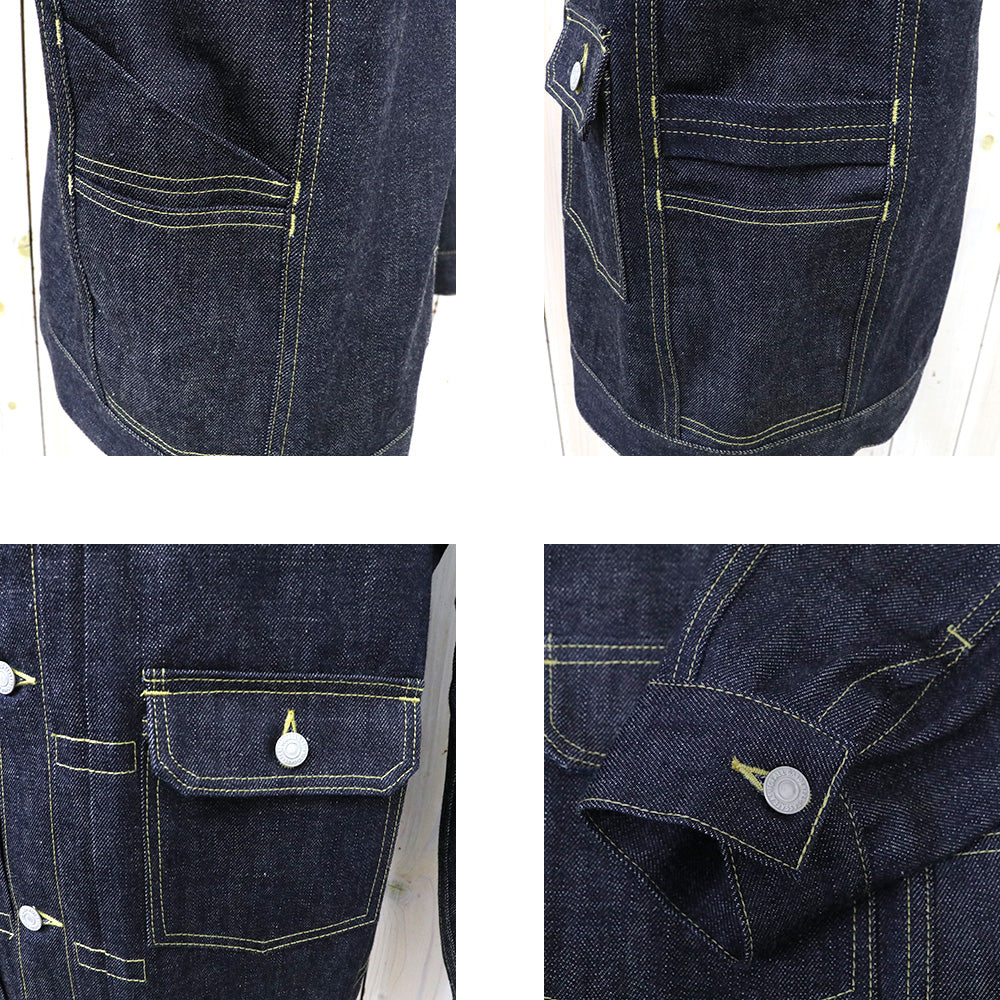 SASSAFRAS『GARDENER JACKET(14oz DENIM)』(INDIGO)
