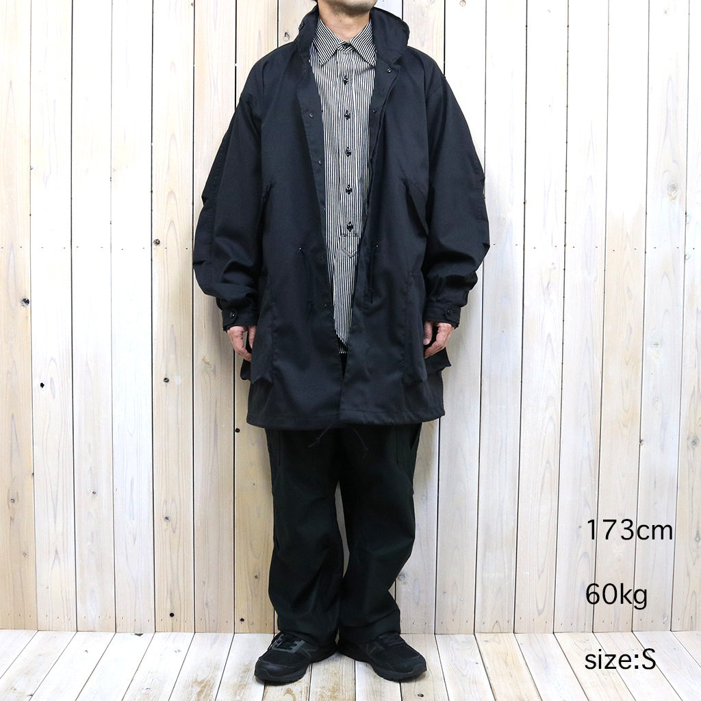 SASSAFRAS『DIGS CREW COAT(BRITISH TWILL)』(CHARCOAL)