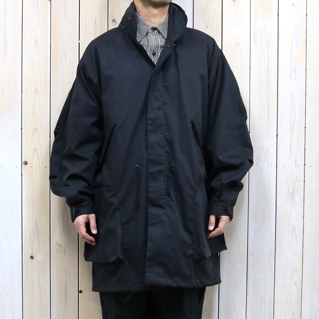 SASSAFRAS『DIGS CREW COAT(BRITISH TWILL)』(CHARCOAL)