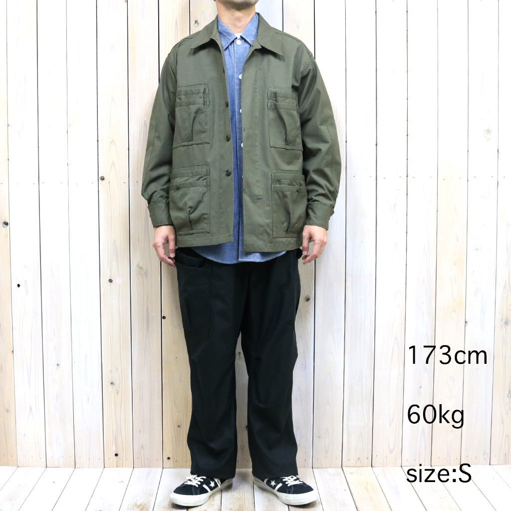 SASSAFRAS『OVERGROWN PANTS(BACK SATIN)』(BLACK)