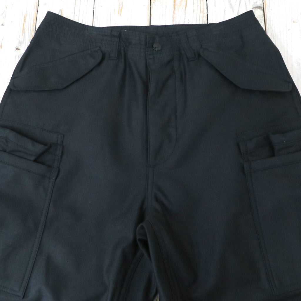 SASSAFRAS『OVERGROWN PANTS(BACK SATIN)』(BLACK)