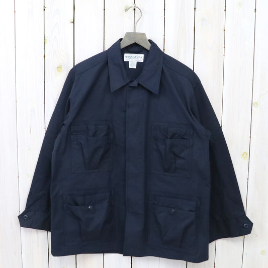 SASSAFRAS『OVERGROWN FATIGUE JACKET(RIPSTOP)』(NAVY)