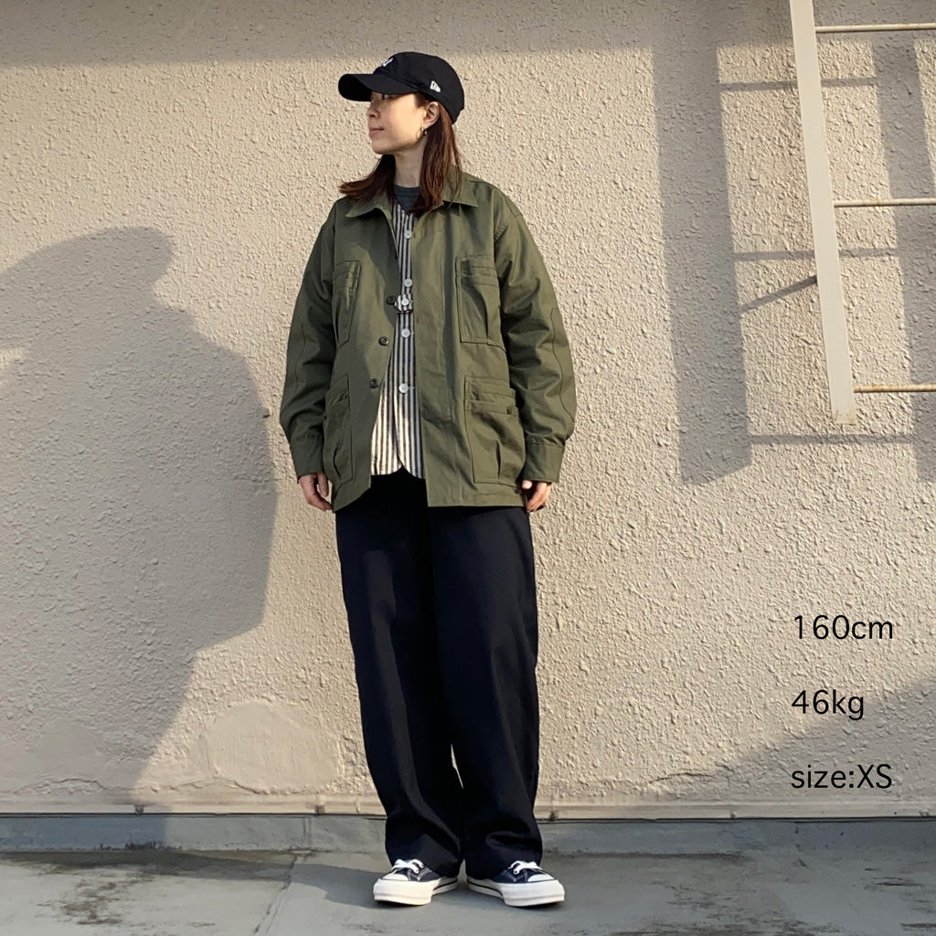 SASSAFRAS『OVERGROWN FATIGUE JACKET(RIPSTOP)』(OLIVE)