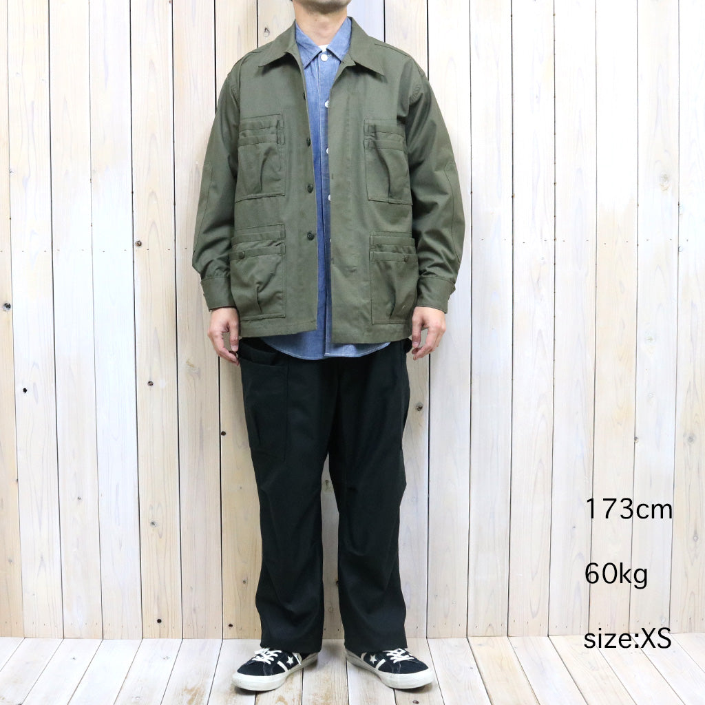 SASSAFRAS『OVERGROWN FATIGUE JACKET(RIPSTOP)』(OLIVE)