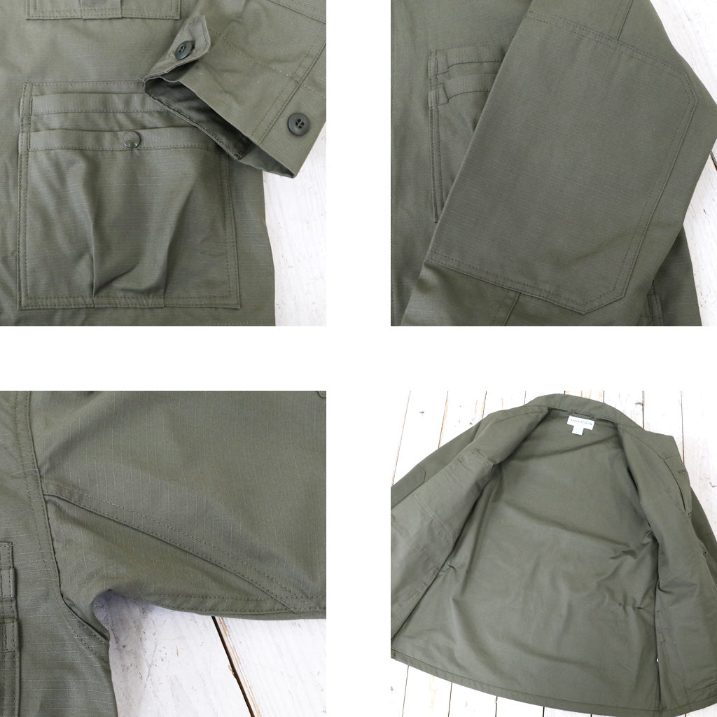 SASSAFRAS『OVERGROWN FATIGUE JACKET(RIPSTOP)』(OLIVE)