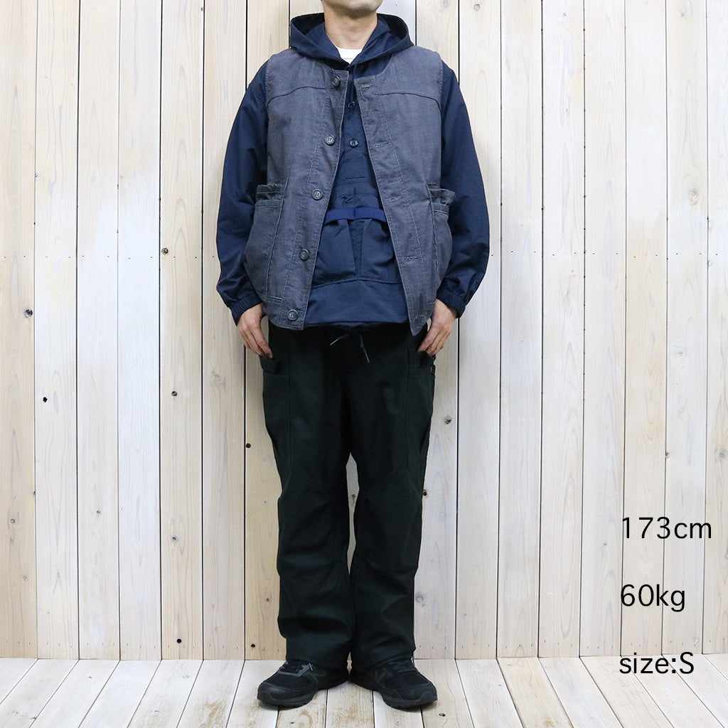 SASSAFRAS『OVERGROWN HIKER PANTS(BAFU CLOTH)』(NAVY)