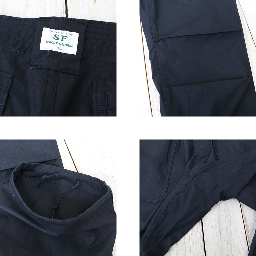 SASSAFRAS『OVERGROWN HIKER PANTS(BAFU CLOTH)』(NAVY)