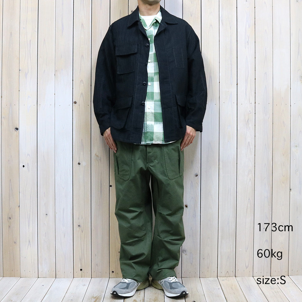 SASSAFRAS『OVERGROWN HIKER PANTS(BAFU CLOTH)』(OLIVE)