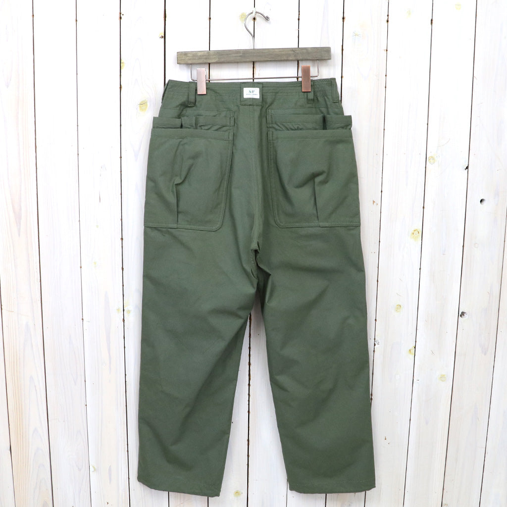 SASSAFRAS『OVERGROWN HIKER PANTS(BAFU CLOTH)』(OLIVE)
