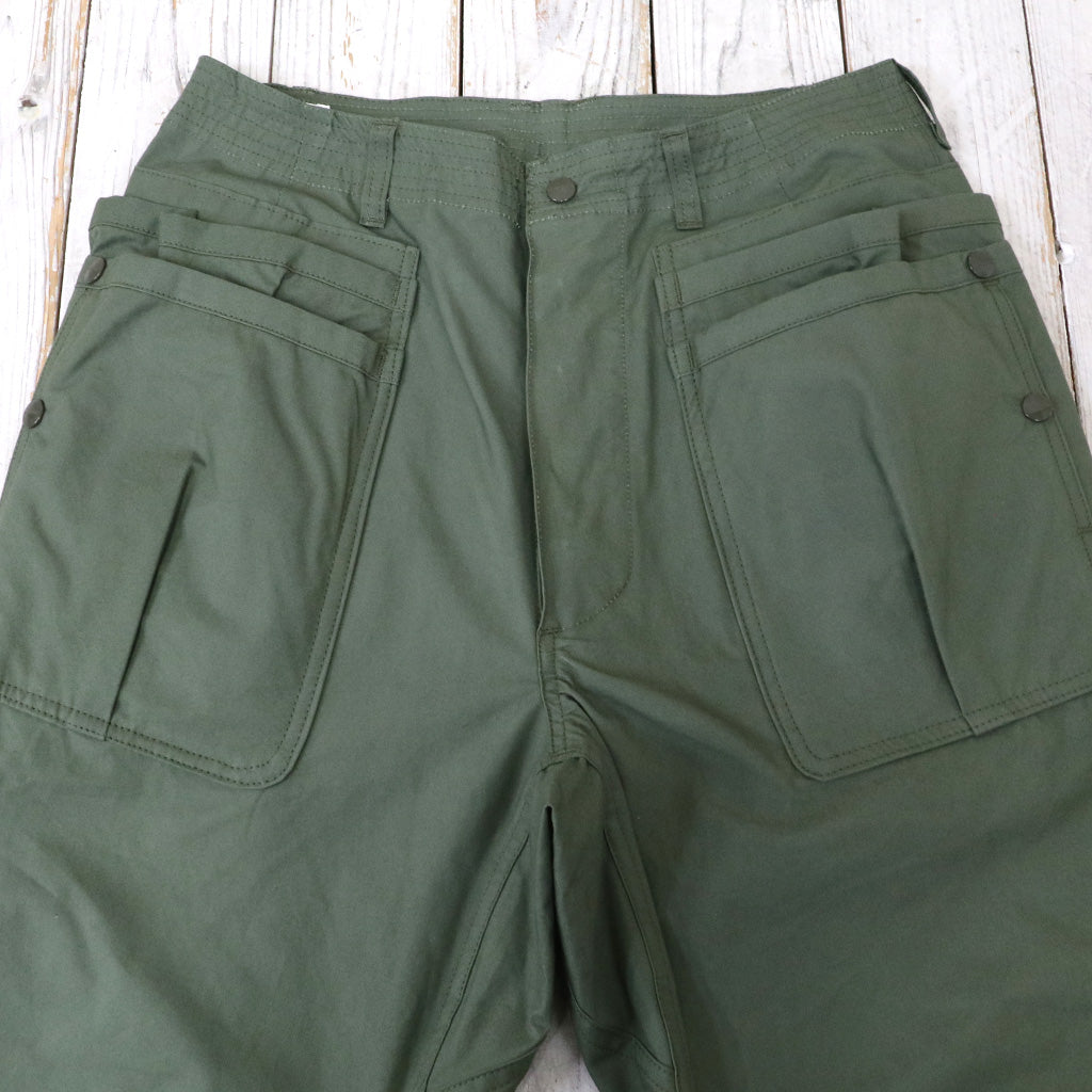 SASSAFRAS『OVERGROWN HIKER PANTS(BAFU CLOTH)』(OLIVE)