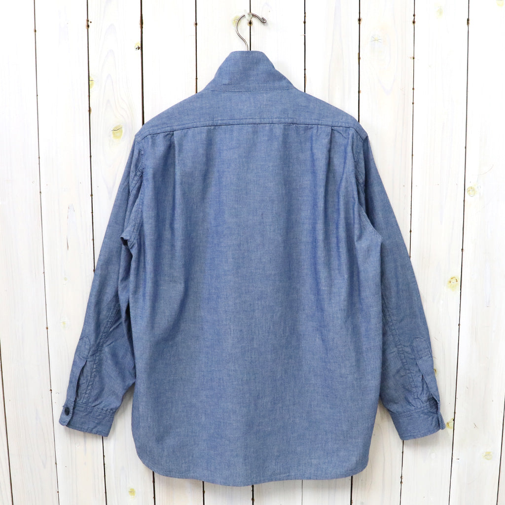 SASSAFRAS『OVERGROWN FATIGUE HALF(5oz CHAMBRAY)』(BLUE)