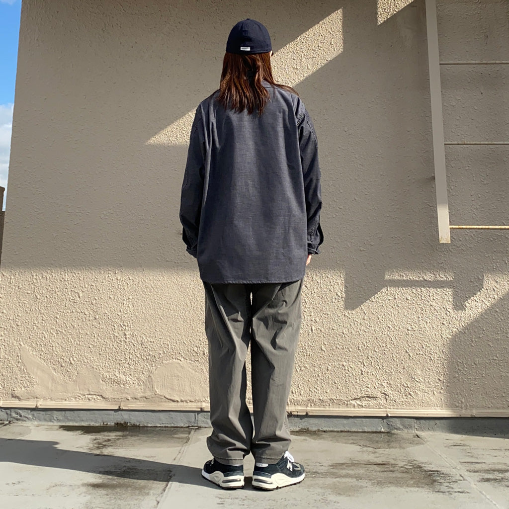 SASSAFRAS『OVERGROWN FATIGUE HALF(TC SUMMER CORD)』(GRAY)