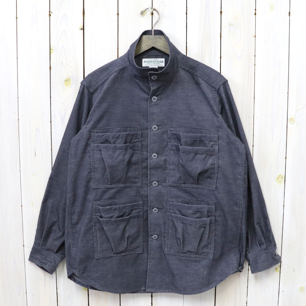 SASSAFRAS『OVERGROWN FATIGUE HALF(TC SUMMER CORD)』(GRAY) – Reggieshop