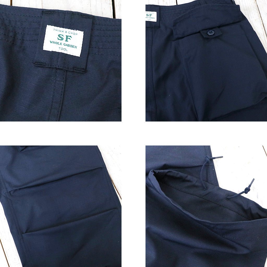 SASSAFRAS『D/C ARMOR PANTS(RIPSTOP)』(NAVY)