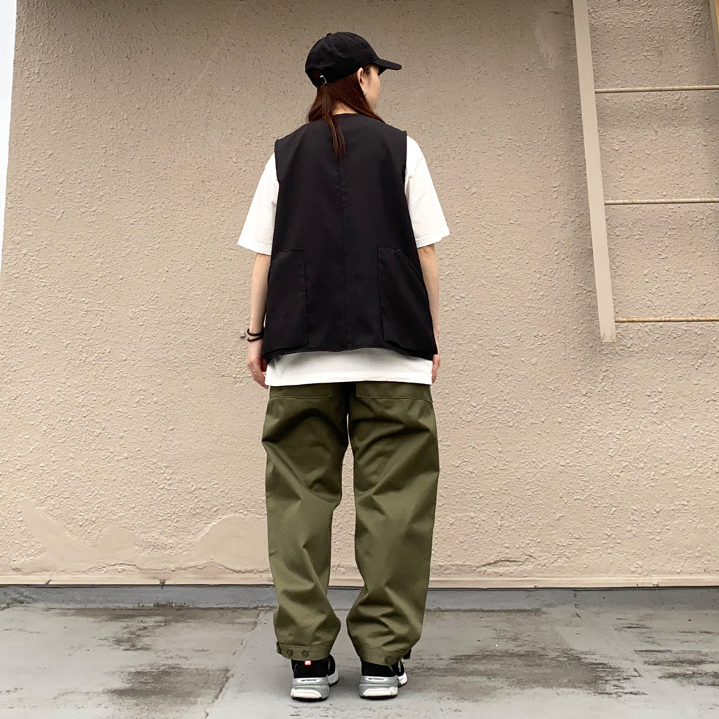 SASSAFRAS『DIGS CREW PANTS 4/5(41 CHINO)』(OLIVE)