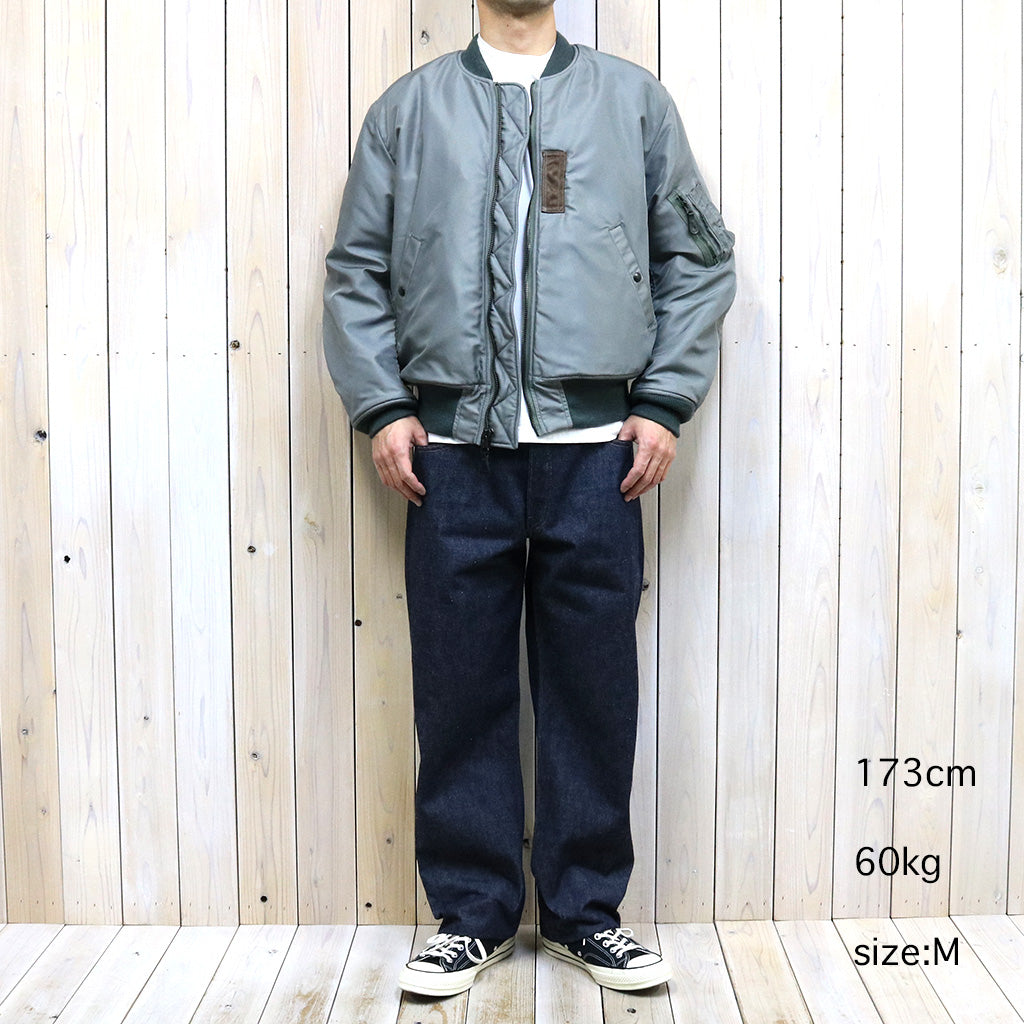 The REAL McCOY'S『TYPE MA-1 REAL McCOY MFG.CO.』(SILVER GRAY 