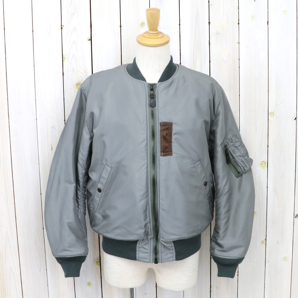 The REAL McCOY'S MA-1 シルバーグレー The REAL McCOY'S『TYPE MA-1 REAL McCOY MFG.CO.』(SILVER GRAY