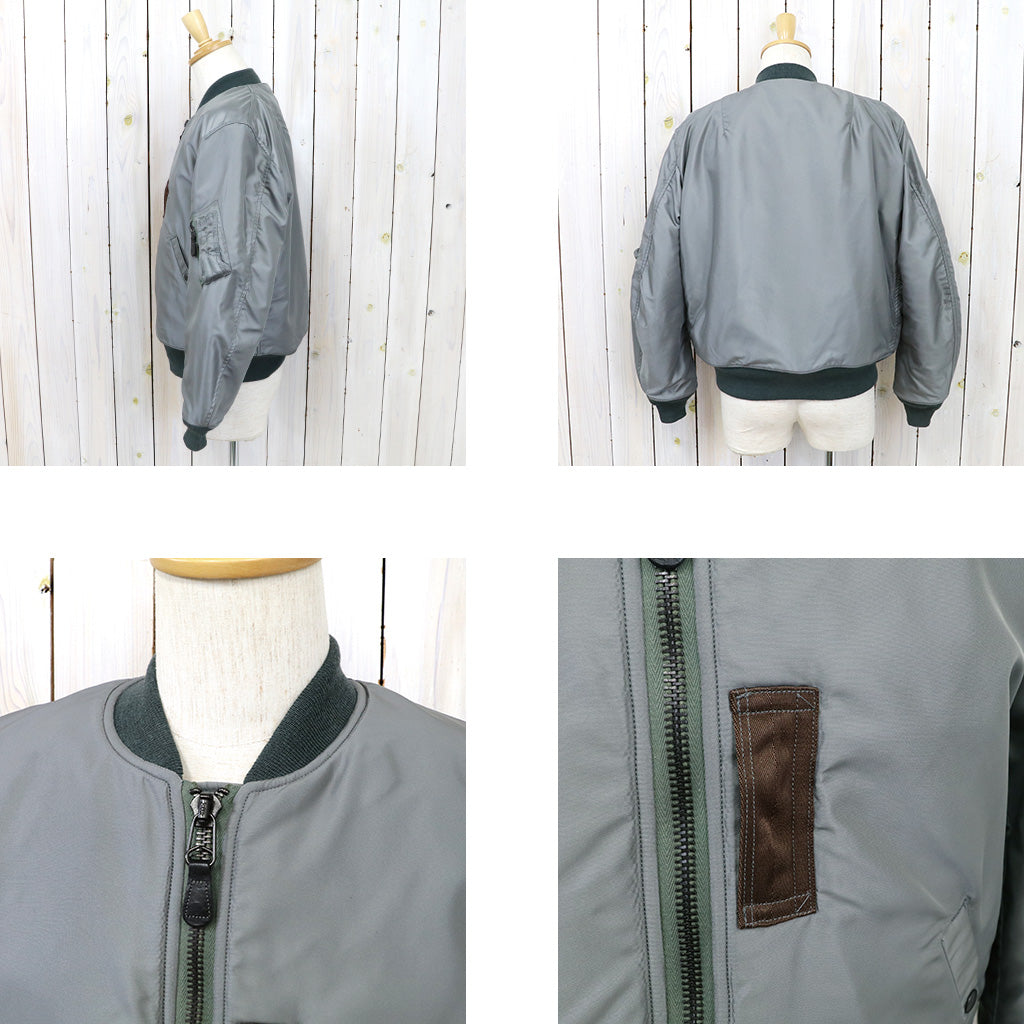 The REAL McCOY'S『TYPE MA-1 REAL McCOY MFG.CO.』(SILVER GRAY