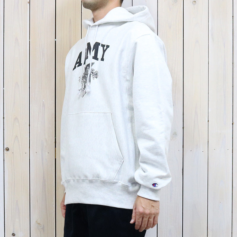 Champion : ARMY WEST POINT CHAMPION REVERSE WEAVE HOOD (ASH GREY)