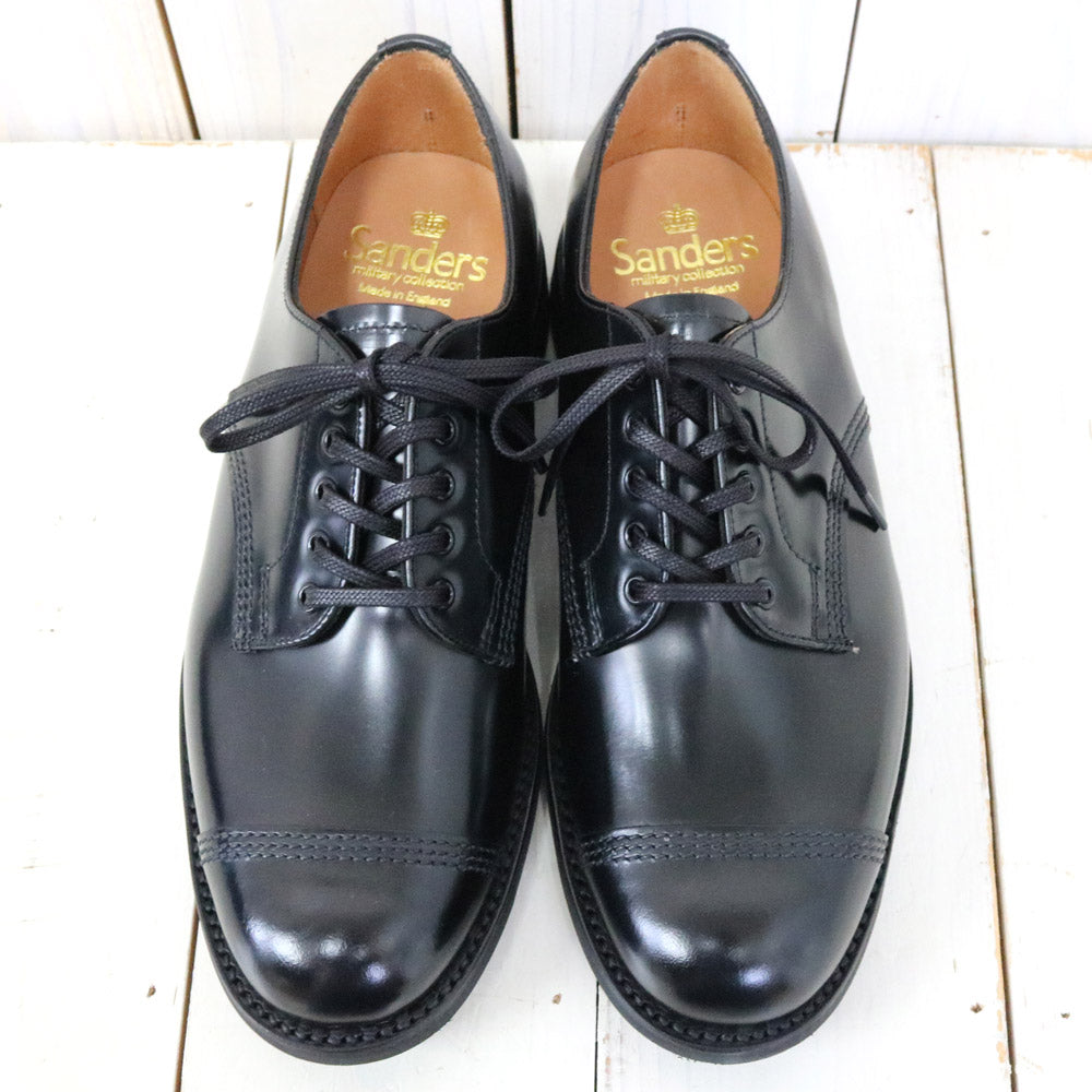 SANDERS『Military Derby Shoe』(Black)