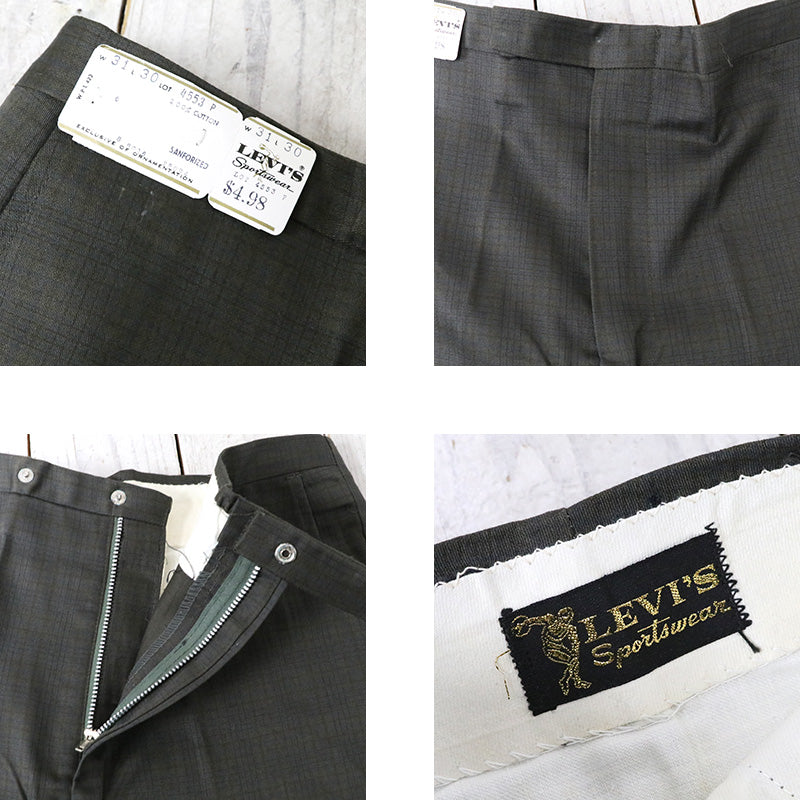 DEAD STOCK VINTAGE LEVI’S Sportswear : Tappered/McQueen Pants (CHECK)