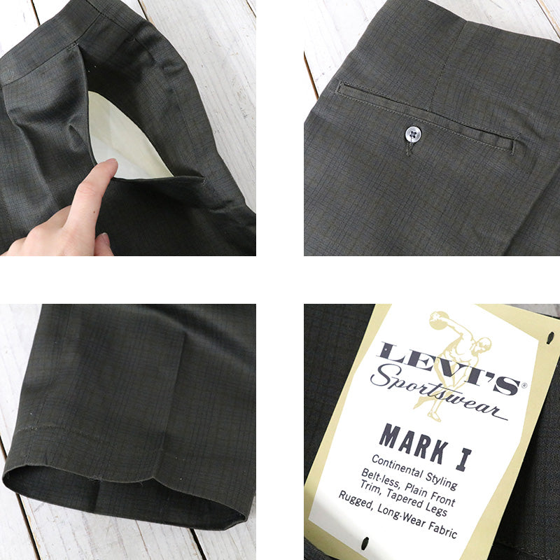 DEAD STOCK VINTAGE LEVI’S Sportswear : Tappered/McQueen Pants (CHECK)