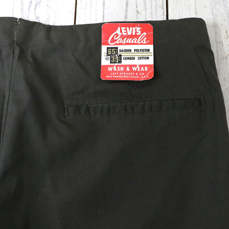 DEAD STOCK  VINTAGE LEVI’S : Tappered/McQueen Pants (OLIVE GREY)