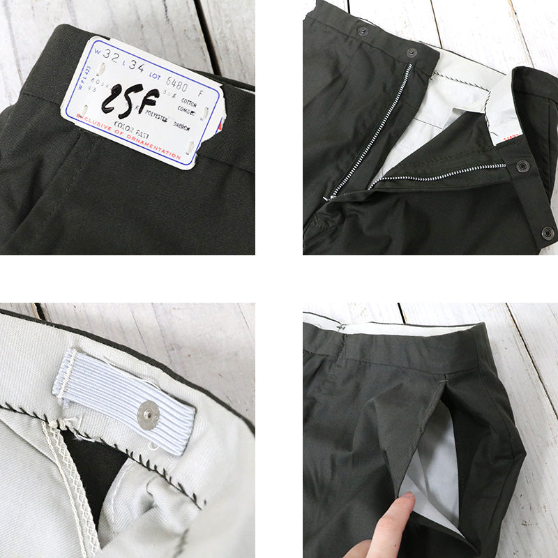 DEAD STOCK  VINTAGE LEVI’S : Tappered/McQueen Pants (OLIVE GREY)