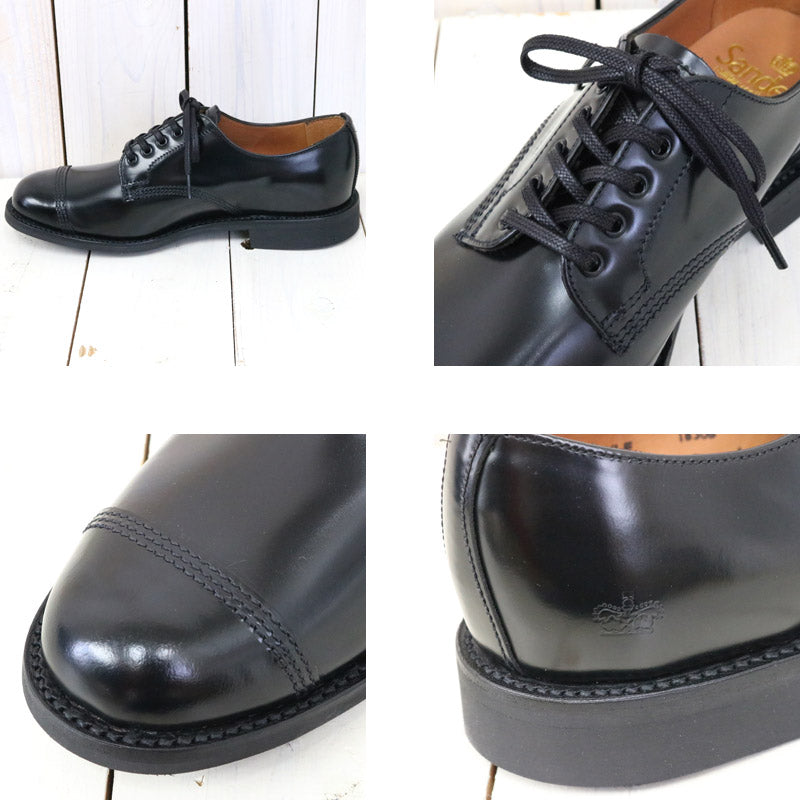 SANDERS『Military Derby Shoe』(Black)
