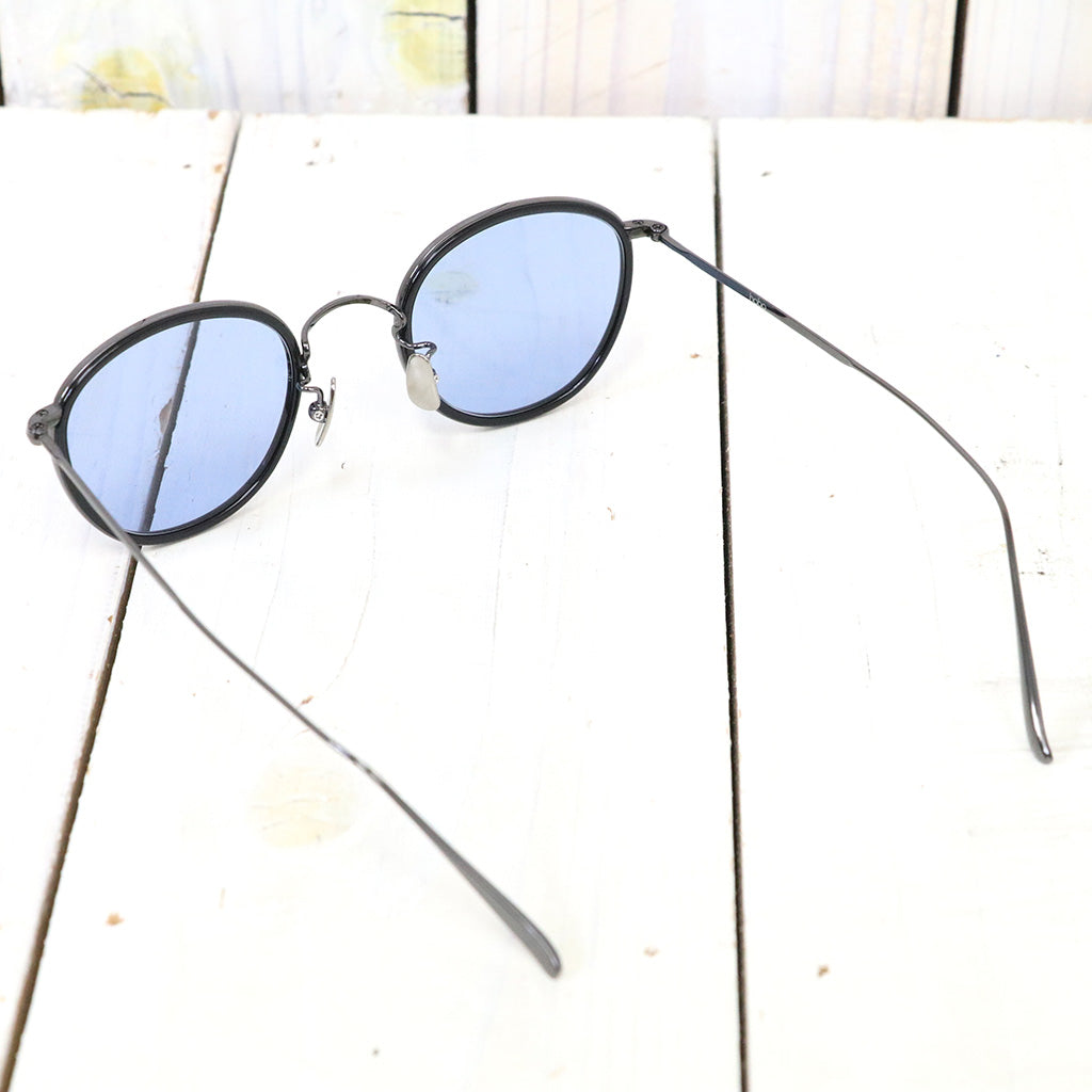 hobo『Round Frame Sunglasses Titanium by KANEKO OPTICAL』(Black)