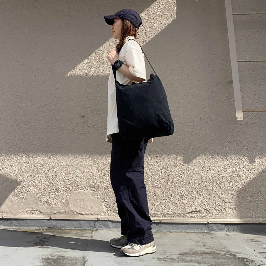 hobo『2Way Tote Bag Cotton Canvas Vintage Wash』(Black)