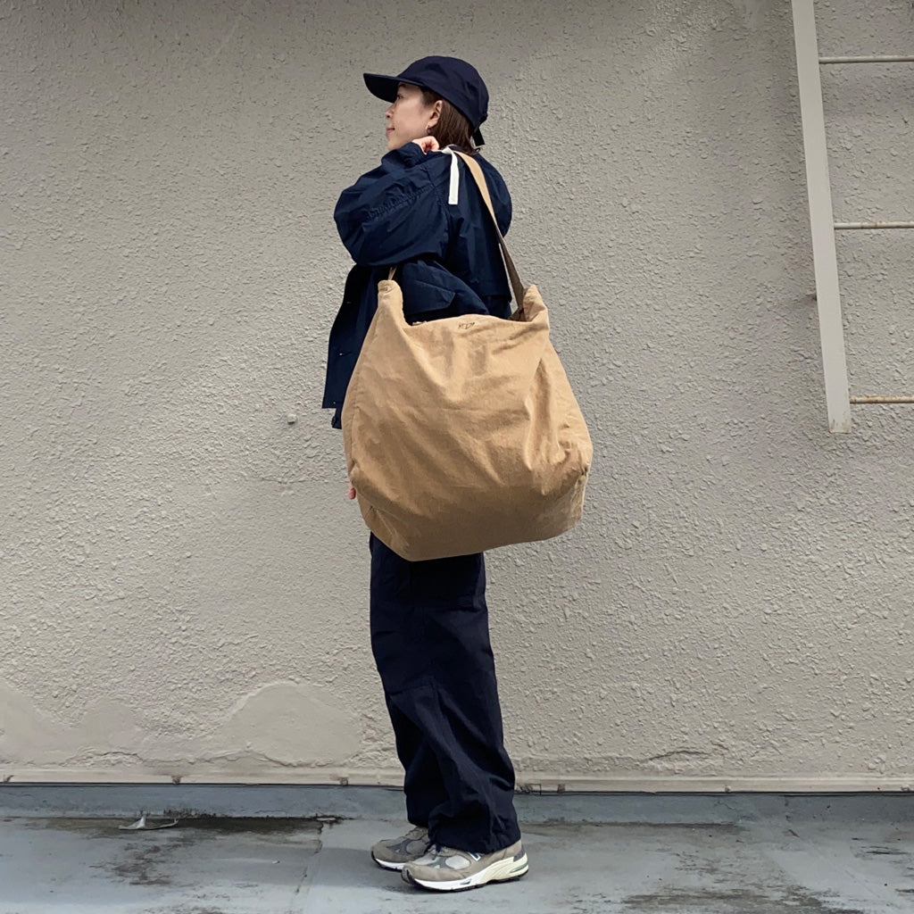 【SALE40%OFF】hobo『2Way Tote Bag L Cotton Canvas Vintage Wash』(Camel)