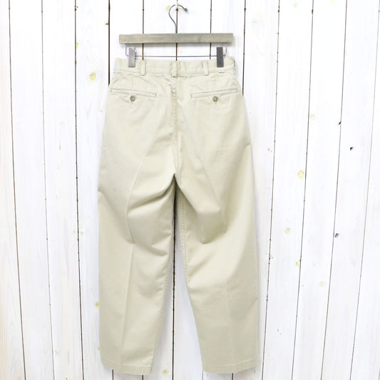 orSlow『TWO TUCK WIDE TROUSER』(KHAKI)