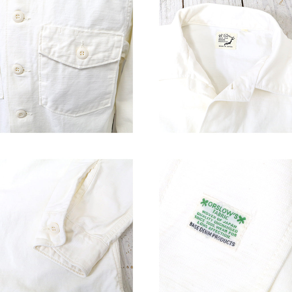 orSlow『US ARMY SHIRTS』(ECRU)