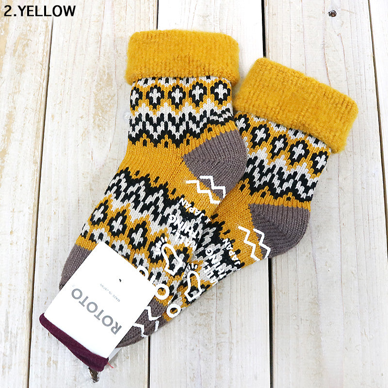 ROTOTO『COMFY ROOM SOCKS “NORDIC”』
