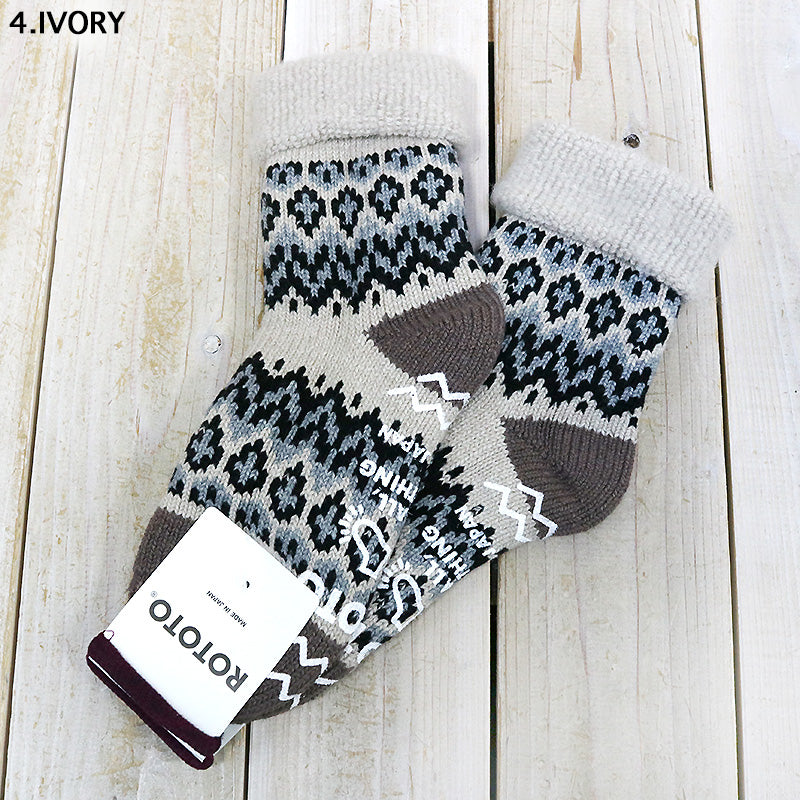 ROTOTO『COMFY ROOM SOCKS “NORDIC”』