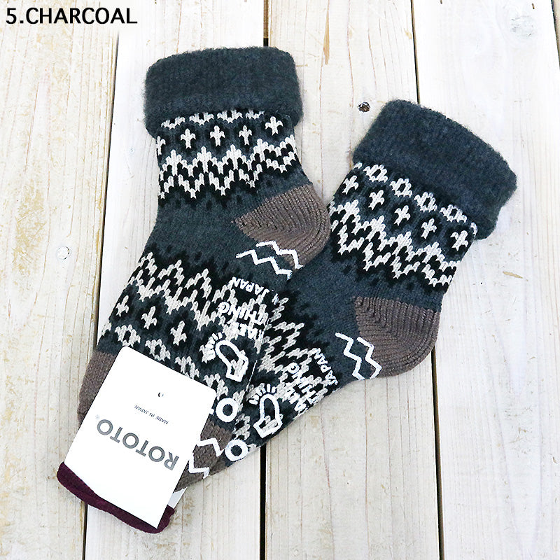 ROTOTO『COMFY ROOM SOCKS “NORDIC”』
