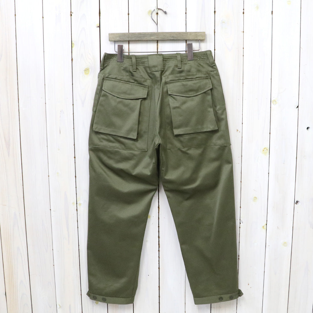 SASSAFRAS『DIGS CREW PANTS 4/5(41 CHINO)』(OLIVE)